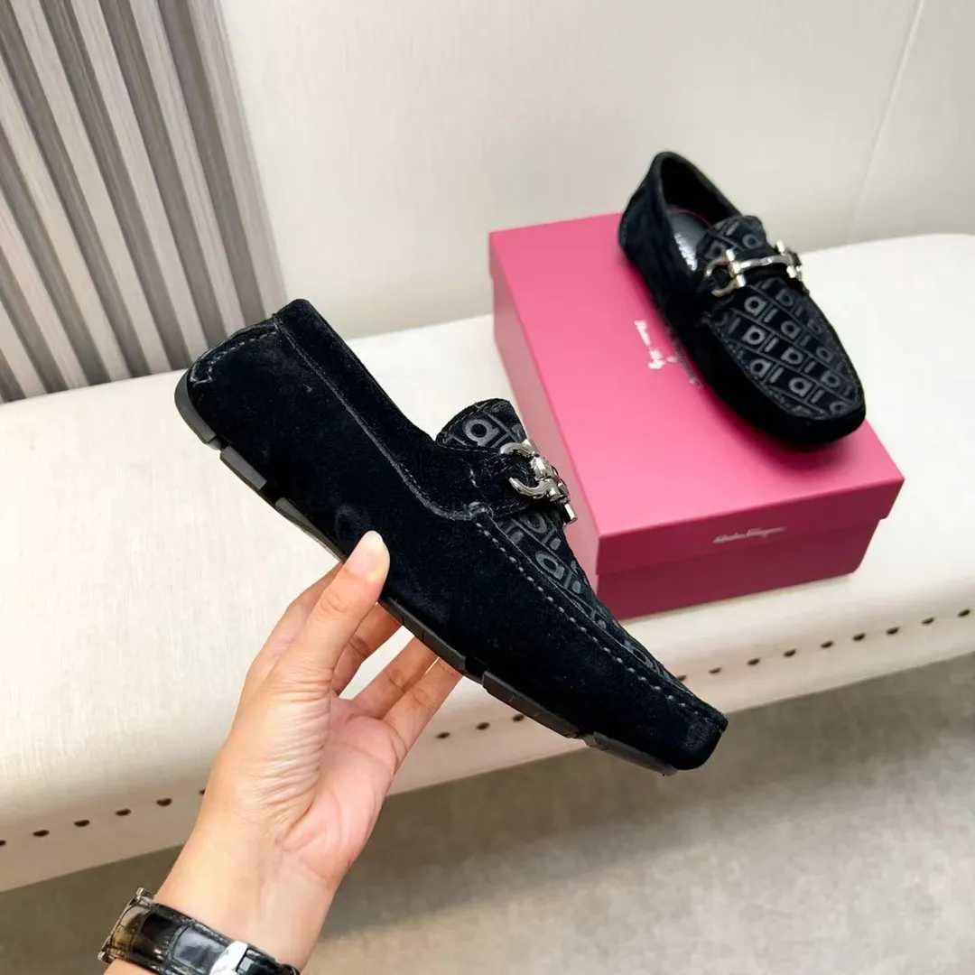 Men's men's shoes 💰620 Ferragamo new high-end quality 🔥 imported cowhide ➕ cowhide lining size 38-45